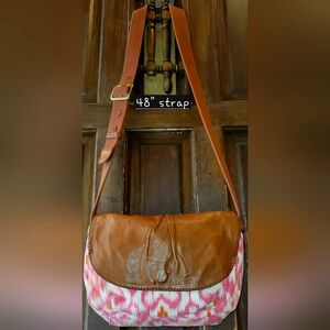 Lucky Brand Lambskin Ikat Crossbody Bag